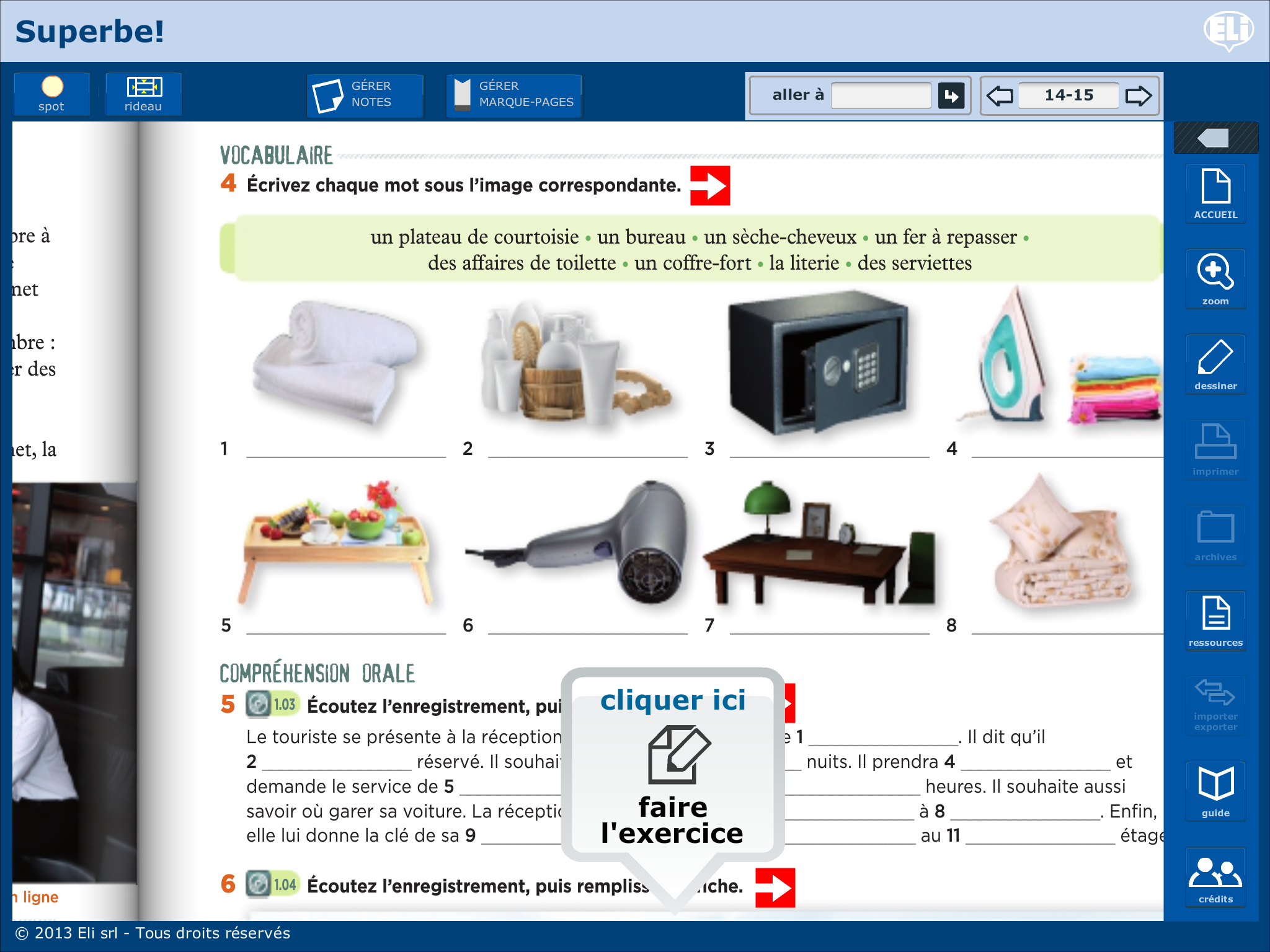 Attività interattiva del libro digitale
